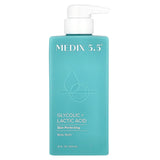 Medix 5.5, Gel douche, Perfecteur de peau, Acide glycolique et acide lactique, 444 ml