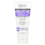 Advanced Clinicals, Acide hyaluronique, Hydratant instantané pour la peau, 59 ml