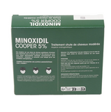 Minoxidil 5% Cooper solution alopécie + 1 Dermaroller