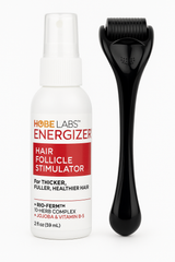 Spray Repousse rapide des cheveux homme Femme, 1 bouteilles 60ml + Dermaroller professionnel