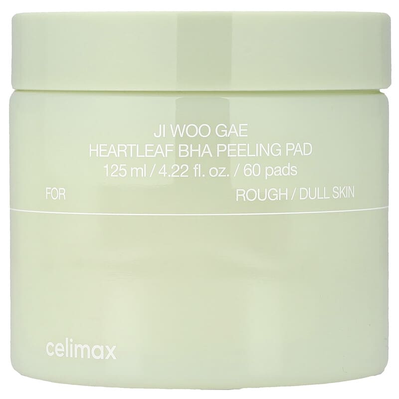 Celimax, Ji Woo GAE, Disque exfoliant au BHA, 60 disques, 125 ml