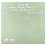 Celimax, Ji Woo GAE, Disque exfoliant au BHA, 60 disques, 125 ml
