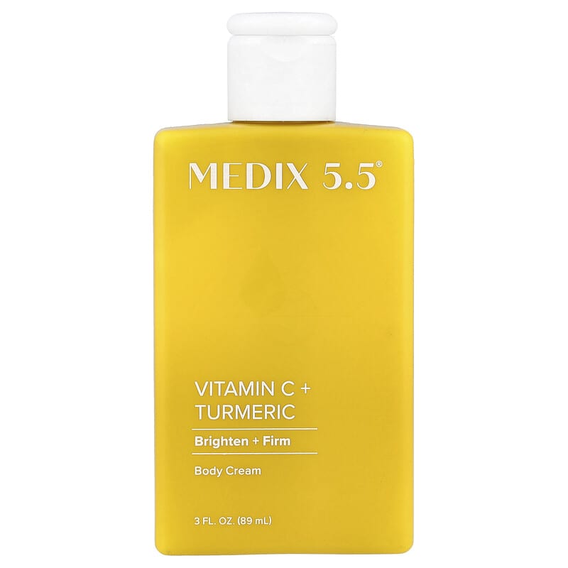 Medix 5.5, Body Cream, Vitamin C + Turmeric, 3 fl oz (89 ml)