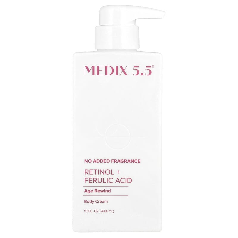 Medix 5.5, Crème pour le corps, Anti-âge, Rétinol et acide férulique, 444 ml