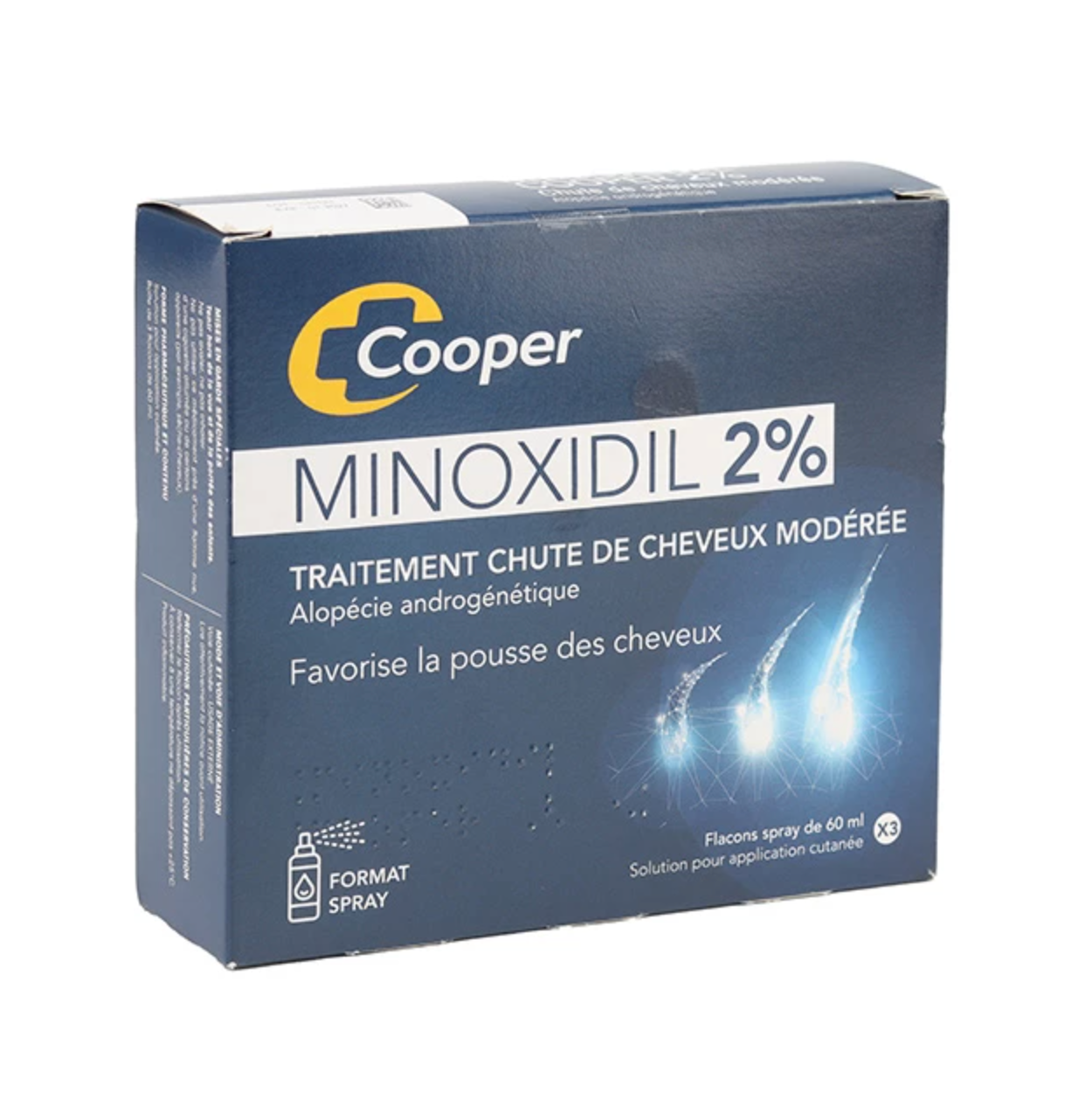Minoxidil Cooper 2 % solution alopécie + 1 Dermaroller