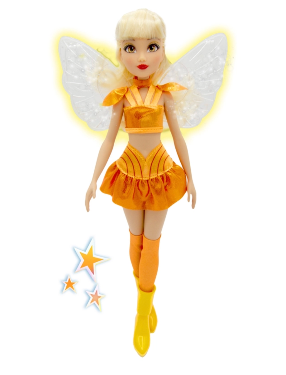 Winx - Poupée Fairy Stella avec Ailes Lumineuses 26 cm