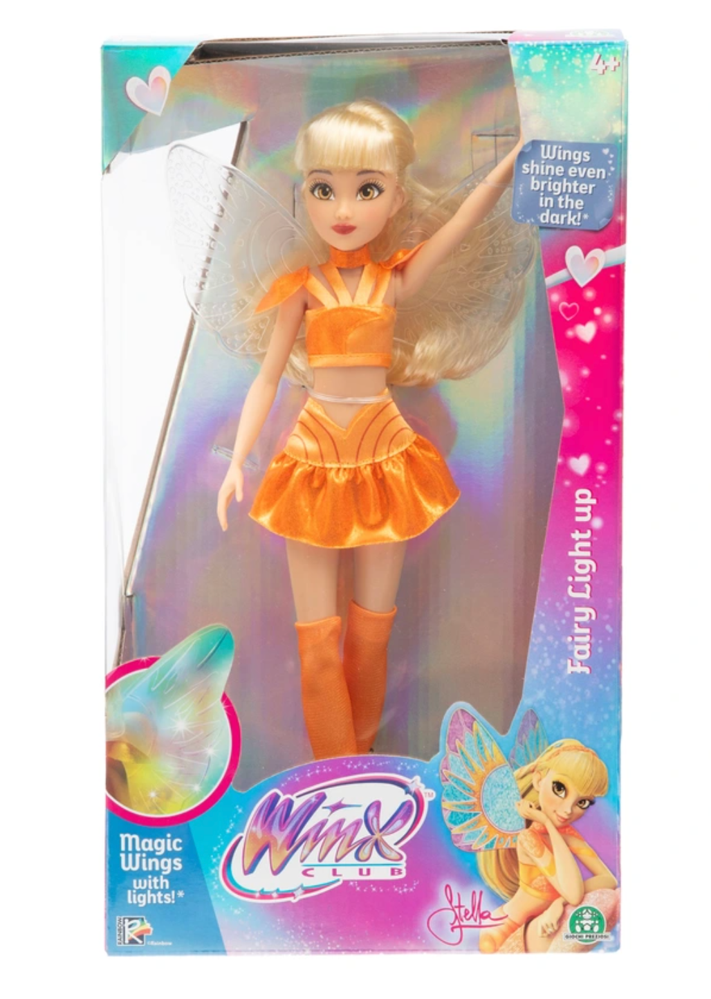 Winx - Poupée Fairy Stella avec Ailes Lumineuses 26 cm
