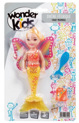 Poupée Sirène Papillon 16cm - Wonderkids - Avec Accessoires