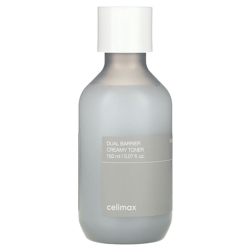 Celimax, Tonique crémeux à double barrière, Pour peaux sensibles/sèches, 150 ml